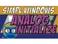 Crestron SIMPL Windows ANALOG INITIALIZE Symbol Tutorial