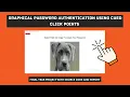 Graphical Password Authentication using Cued Click Points Final Year Project
