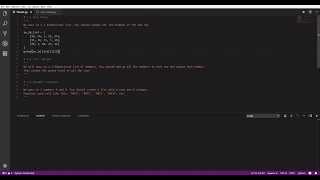 Python by Example - Two Dimensional Lists