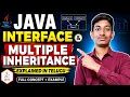 Java Interface Multiple Inheritance Explained in Telugu Java Interface Full Concept Example
