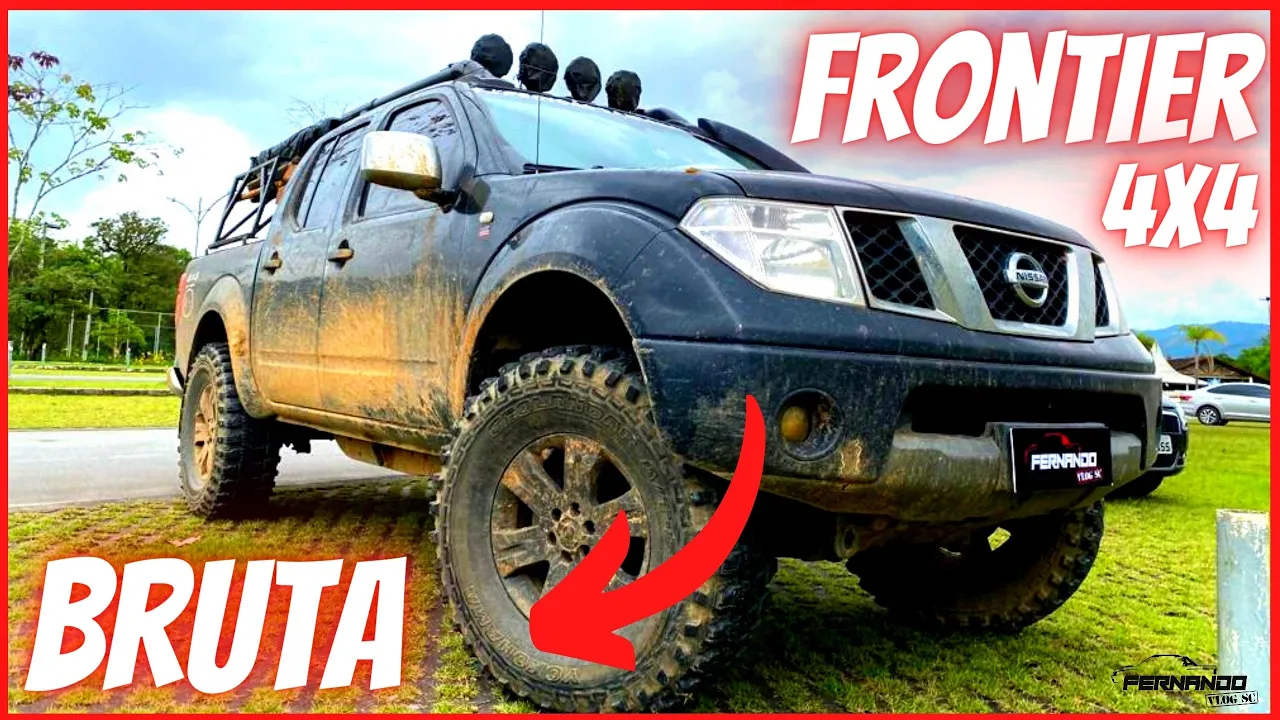 NISSAN FRONTIER DIESEL 4X4, ESSA TÁ GIGANTE E BRUTA