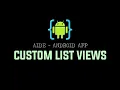 AIDE Android App - Custom List Views