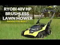 This Ryobi Mower is LEGIT Ryobi 40V Crosscut Mower Review