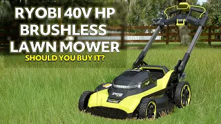 This Ryobi Mower is LEGIT Ryobi 40V Crosscut Mower Review