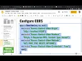 Configuring CORS in Node JS cs5610 sp20 12106