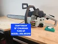 Craftsman 16 inch Chainsaw Tune Up Model 358 360260