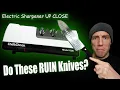 Do Electric Knife Sharpeners Actually Work With ULTRA CLOSE UPS