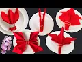 5 Easy Napkin Folding Ideas with a Ring