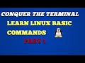 Conquer the Terminal Learn Linux Basic Commands Part 1