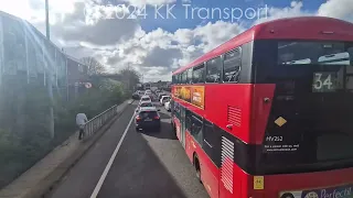 Superloop Route SL1 4K Full Visual Walthamstow Central-North Finchley