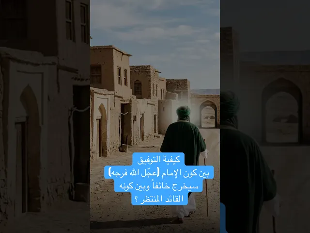 ⁣كيفية التوفيق بين كون الإمام (عجّل الله فرجه) سيخرج خائفاً وبين كونه القائد المنتظر ؟