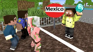 Herobrine searches for diamonds (Blue Streak) Part 2 - Minecraft Animation
