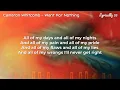 Cameron Whitcomb - Want For Nothing (Lyrics)