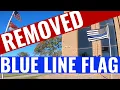 Randolph County Sheriff s Department took down their blue line flag