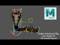 Snake Rig Advanced with Variable FK Maya 2022