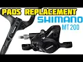 Lagu How to change SHIMANO MT200 brake pads ?  BRAKES SERVICE (weak loudy)