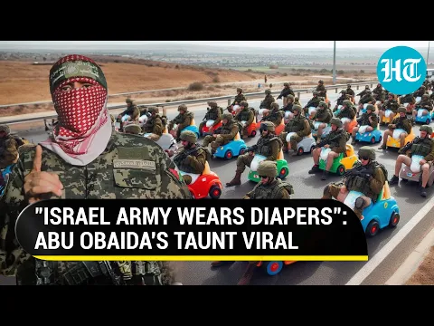 Download MP3 Hamas' Abu Obaida Taunts 'Israeli Diaper Army'; Netizens Join In As Gaza War Rages On | Viral
