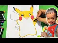 Pikachu Coloring Page Engaging Exploration in Vibrant Colors for Kids