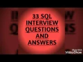 33 most asked SQL interview questions and answers in any job interview