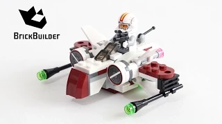 Lego Star Wars 75072 ARC-170 Starfighter - Lego Speed Build