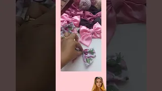 كيفية صنع فيونكه سهله وجميله من القماش Sara Fashion اشغال يدوية اكسبلور Diy 