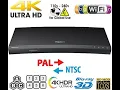 DVD SAMSUNG K8500 UHD - Wi-Fi - Dual HDMI - 2K/4K - Region Free Blu Ray Disc DVD Player