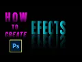 Photoshop Create a Powerful Dramatic Deep Overlapping Text Effect with Reflection