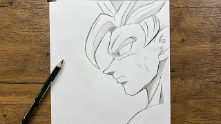 تعلم رسم غوكو سوبر ساين