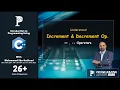 Lesson - Increment Decrement Operators -