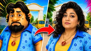 Motu Patlu Cartoon Characters Female Version 😱 | Motu Patlu Characters in Real Life
