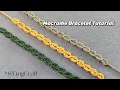 Leaf Bracelet Tutorial 26006 Step by Step Macrame Pattern for Beginners