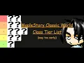 MapleStory Classic World - Class Tier List early