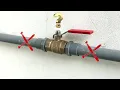 If you are not a Plumber you should watch this Tricks installing stop valves for Pvc Pipes