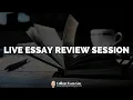 Essay Office Hours Live College Essay Reviews with Tom August 20