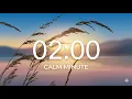 2 Minute Countdown Timer Flip Clock with Simple Beeps