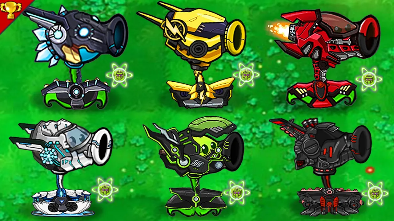 Plants vs Zombies : Transformer Peashooter Team vs Epic Zombies