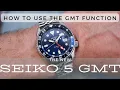 The NEW SEIKO 5 GMT How to use the GMT function