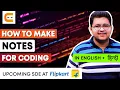 HOW TO Make NOTES For Coding Coding Ninjas