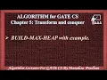 Ch 5 4 BUILD-MAX-HEAP procedure with Examples MAX-HEAPIFY