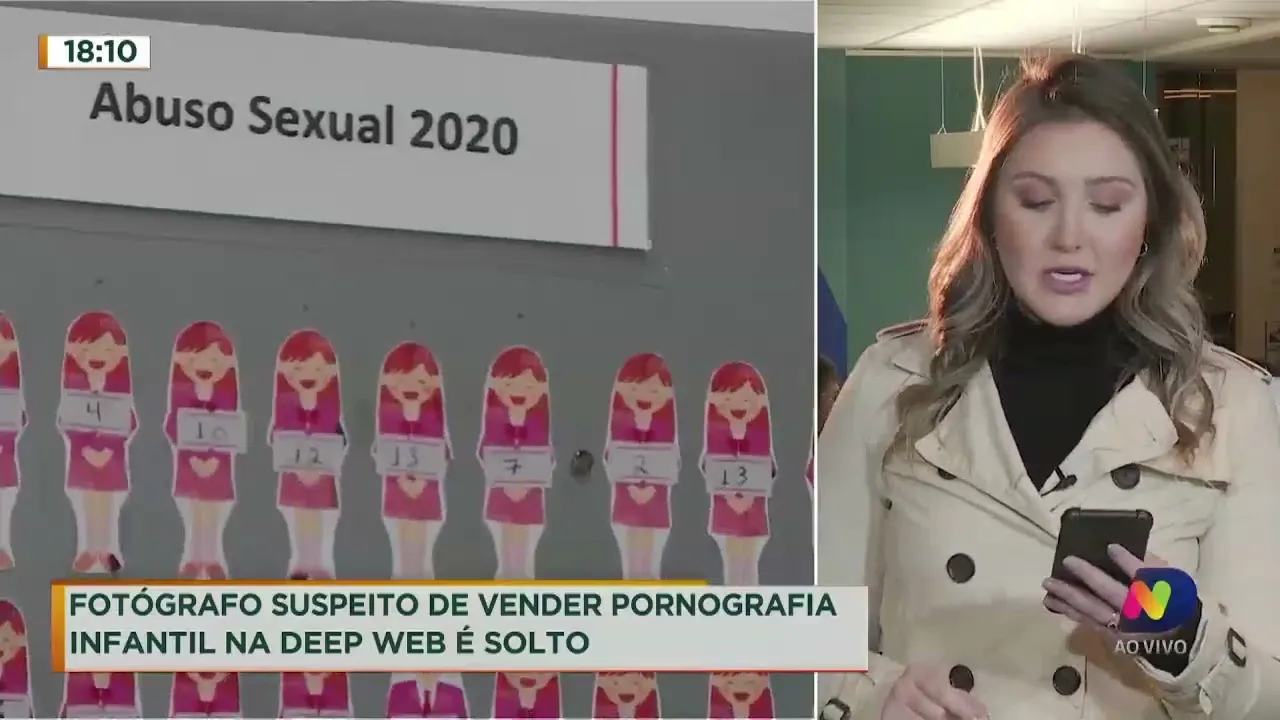 Fotógrafo suspeito de vender pornografia infantil é solto