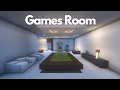 Minecraft Modern Games Room Tutorial