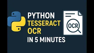 Python Tesseract OCR in 5 Minutes Extract Text from Images using pytesseract Tutorial