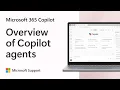 What are Microsoft 365 Copilot agents and how to use them Microsoft
