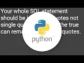 Python Pyodbc - Invalid Syntax with SQL