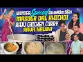 Lagu Winter Special మా అతిధుల కోసం Masoor Dal Khichdi, Kaju Chicken Curry, Rava Halwa || Zubeda Ali