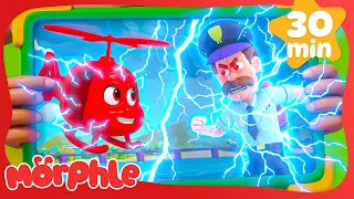 Morphle vs. Lightning-Robofreeze! ⚡🤖 | Morphle | Cars, Trucks & Vehicles Cartoon | Moonbug Kids