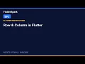 Row Column in Flutter Flutter Tutorial for Beginners