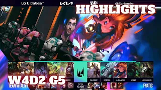 VIT vs FNC - Highlights | Week 4 Day 2 S12 LEC Summer 2022 | Vitality vs Fnatic W4D2