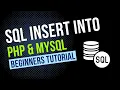 03 SQL Insert Into Table PHP MYSQL Tutorial Tagalog