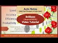 Brillians Auto-Notes Dot Phrases Jan-2023